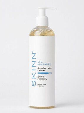 *NIB Unopened SKINN Non-Negotiables AM Green Tea and Mint Cleanser 12 oz